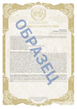 Образец Приложение к СТО 01.064.00220722.2-2020 Белорецк Сертификат СТО 01.064.00220722.2-2020 